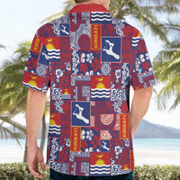Kiribati Tekeraoi n te Kiritimati Hawaiian Shirt Pacific Patchwork Xmas Vibes LT9 - Polynesian Pride