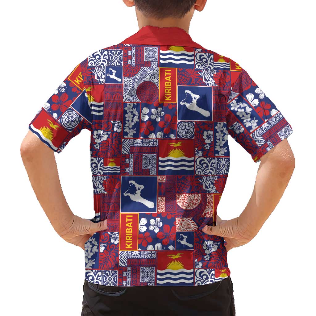 Kiribati Tekeraoi n te Kiritimati Hawaiian Shirt Pacific Patchwork Xmas Vibes LT9 - Polynesian Pride