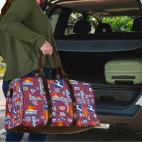 Kiribati Tekeraoi n te Kiritimati Travel Bag Pacific Patchwork Xmas Vibes - Polynesian Pride