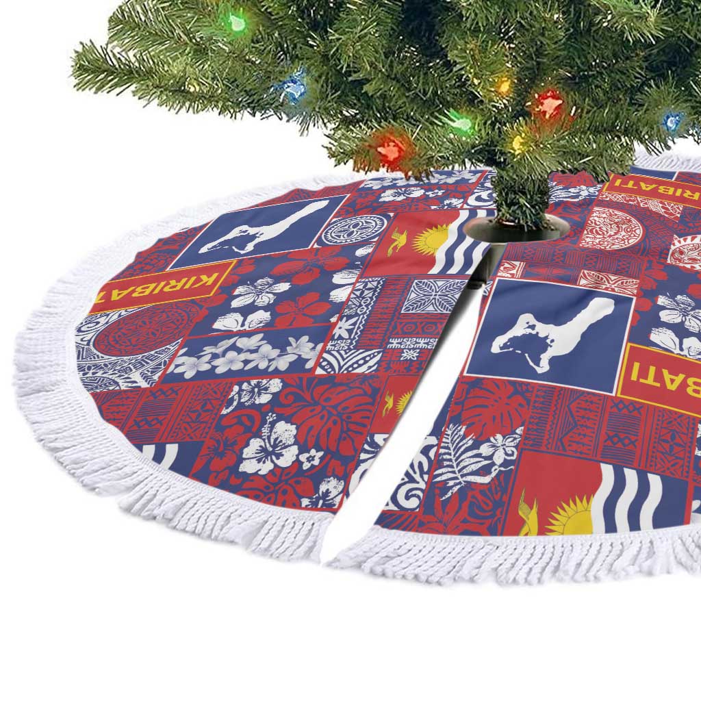Kiribati Tekeraoi n te Kiritimati Tree Skirt Pacific Patchwork Xmas Vibes LT9 - Polynesian Pride