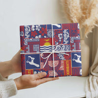 Kiribati Tekeraoi n te Kiritimati Wrapping Paper Pacific Patchwork Xmas Vibes LT9 - Polynesian Pride