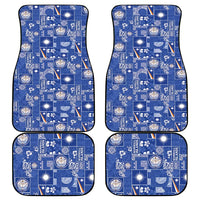 Marshall Islands Merry Christmas Car Mats Pacific Patchwork Xmas Vibes - Polynesian Pride