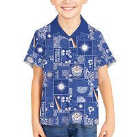 Marshall Islands Merry Christmas Family Matching Puletasi and Hawaiian Shirt Pacific Patchwork Xmas Vibes - Polynesian Pride