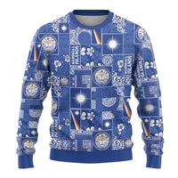 Marshall Islands Merry Christmas Ugly Christmas Sweater Pacific Patchwork Xmas Vibes - Polynesian Pride