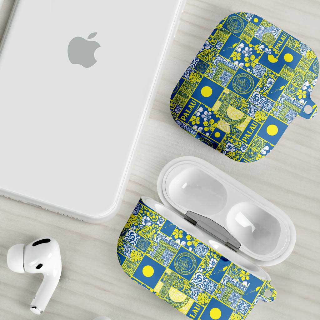 Palau Ungil Kurismas AirPods Case Pacific Patchwork Xmas Vibes - Polynesian Pride
