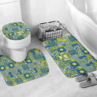 Palau Ungil Kurismas Bathroom Set Pacific Patchwork Xmas Vibes - Polynesian Pride