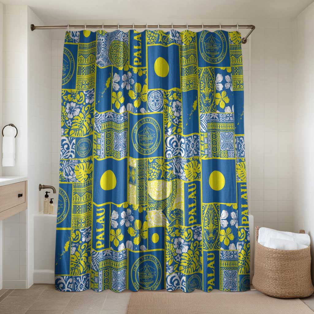 Palau Ungil Kurismas Bathroom Set Pacific Patchwork Xmas Vibes - Polynesian Pride