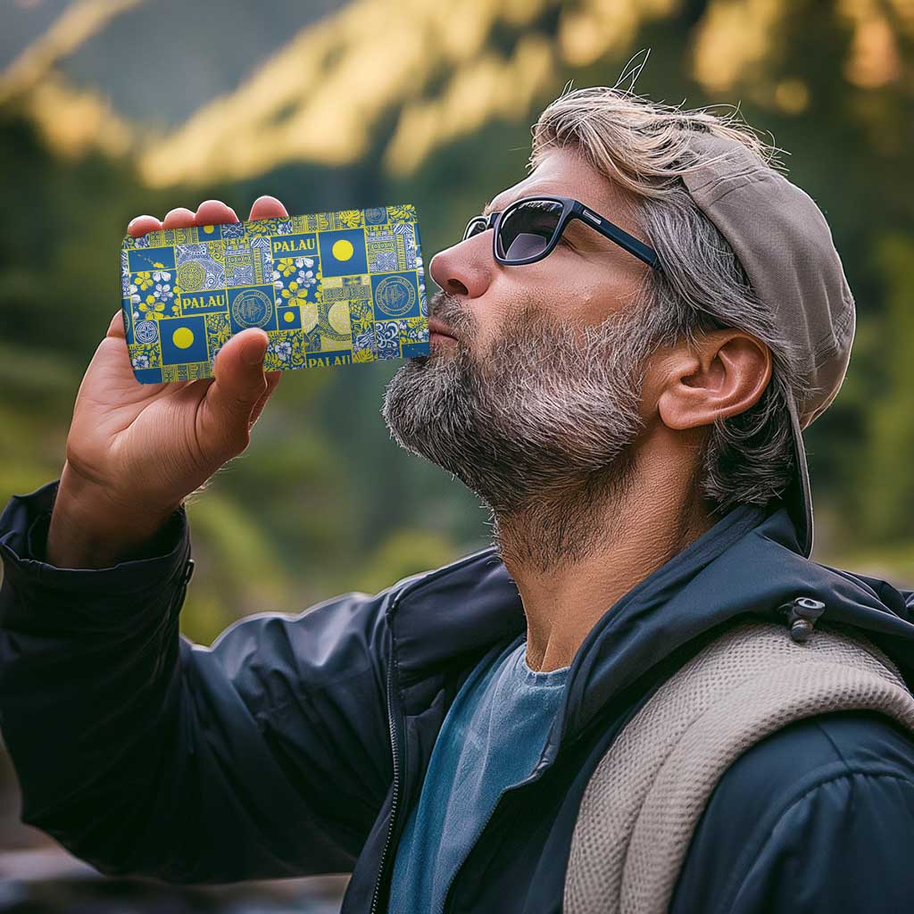 Palau Ungil Kurismas 4 in 1 Can Cooler Tumbler Pacific Patchwork Xmas Vibes - Polynesian Pride