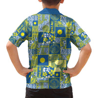 Palau Ungil Kurismas Family Matching Puletasi and Hawaiian Shirt Pacific Patchwork Xmas Vibes - Polynesian Pride