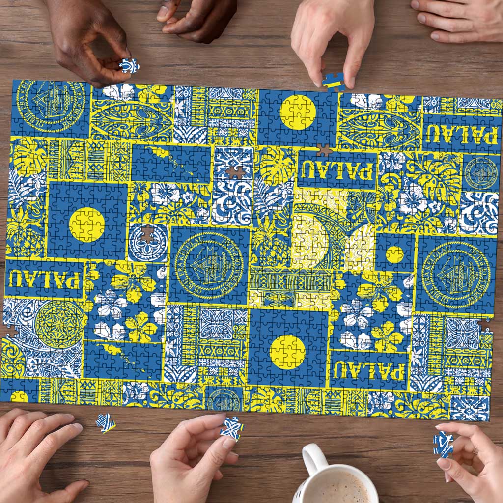Palau Ungil Kurismas Puzzle Pacific Patchwork Xmas Vibes - Polynesian Pride