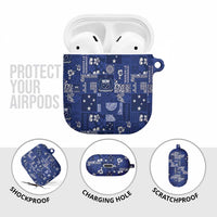 Blue Samoa Manuia Le Kerisimasi AirPods Case Pacific Patchwork Xmas Vibes LT9 - Polynesian Pride