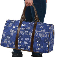 Blue Samoa Manuia Le Kerisimasi Travel Bag Pacific Patchwork Xmas Vibes LT9 - Polynesian Pride