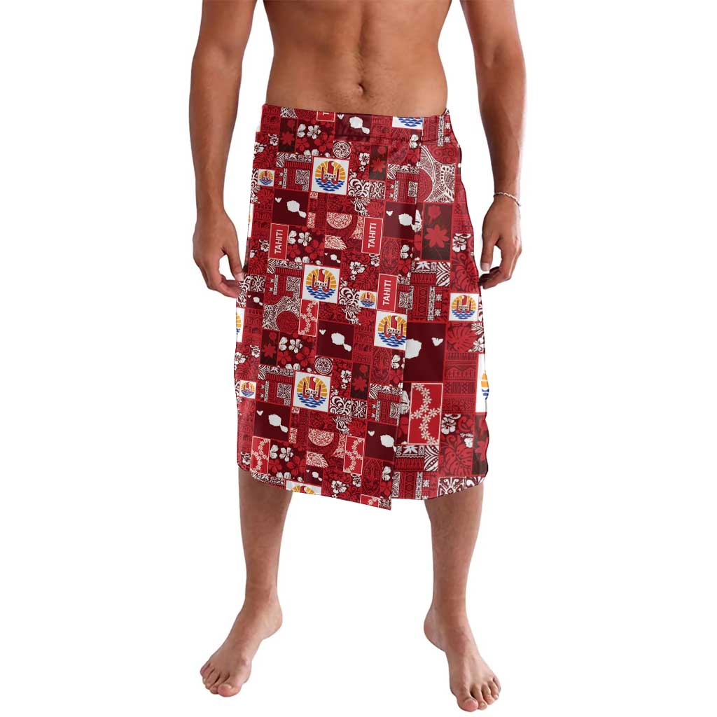 Tahiti Oaoa I Teie Noera Lavalava Pacific Patchwork Xmas Vibes - Polynesian Pride