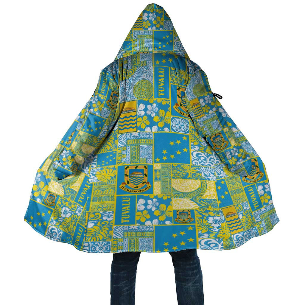 Tuvalu Manuia te Kilisimasi Cloak Pacific Patchwork Xmas Vibes - Polynesian Pride