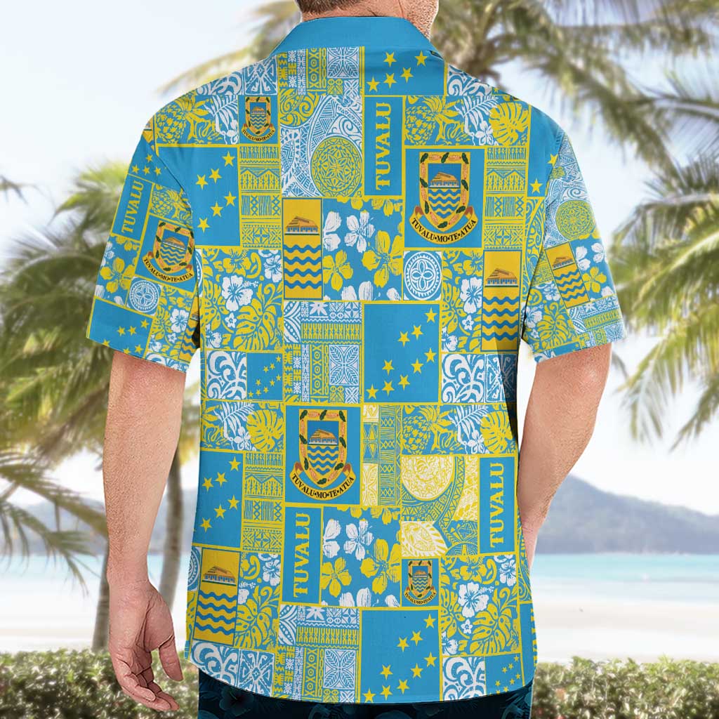 Tuvalu Manuia te Kilisimasi Hawaiian Shirt Pacific Patchwork Xmas Vibes - Polynesian Pride