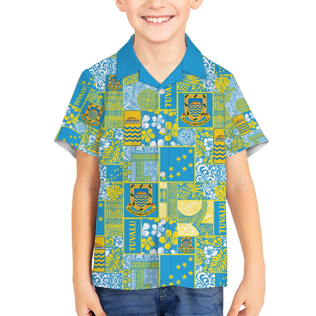 Tuvalu Manuia te Kilisimasi Hawaiian Shirt Pacific Patchwork Xmas Vibes - Polynesian Pride