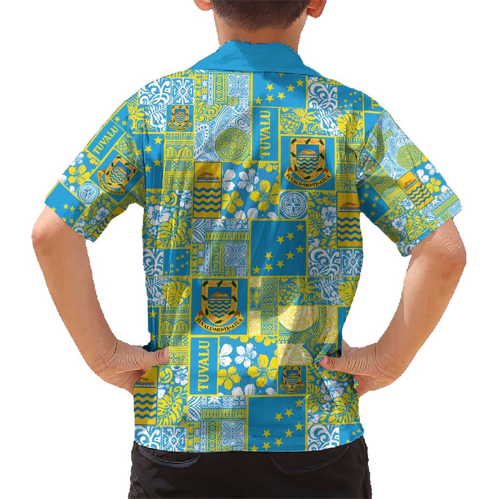 Tuvalu Manuia te Kilisimasi Hawaiian Shirt Pacific Patchwork Xmas Vibes - Polynesian Pride