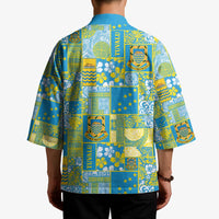 Tuvalu Manuia te Kilisimasi Kimono Pacific Patchwork Xmas Vibes - Polynesian Pride