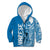 Yap Day 1 March Kid Hoodie Micronesia Yapese Warrior LT9 Zip Hoodie Blue - Polynesian Pride