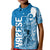 Yap Day 1 March Kid Polo Shirt Micronesia Yapese Warrior LT9 Kid Blue - Polynesian Pride