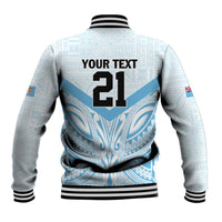 Fiji Football Custom Baseball Jacket Bula Boys Go Champions