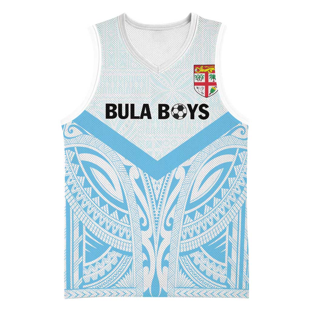 Fiji Football Custom Basketball Jersey Bula Boys Go Champions LT9 Unisex Blue - Polynesian Pride