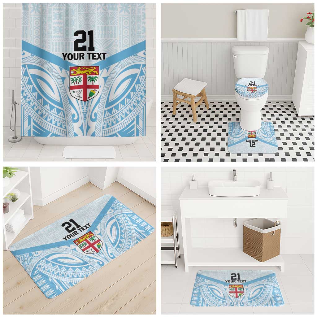 Fiji Football Custom Bathroom Set Bula Boys Go Champions - Polynesian Pride