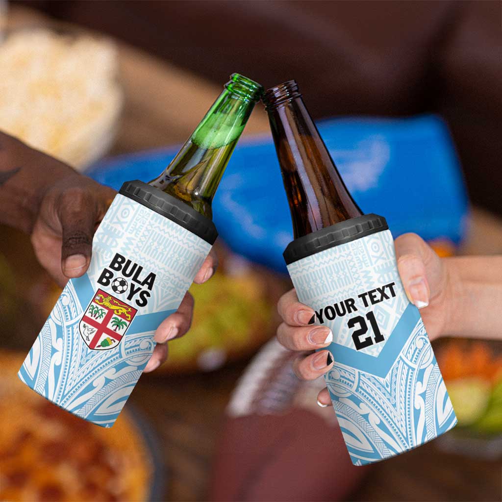 Fiji Football Custom 4 in 1 Can Cooler Tumbler Bula Boys Go Champions
