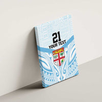 Fiji Football Custom Canvas Wall Art Bula Boys Go Champions