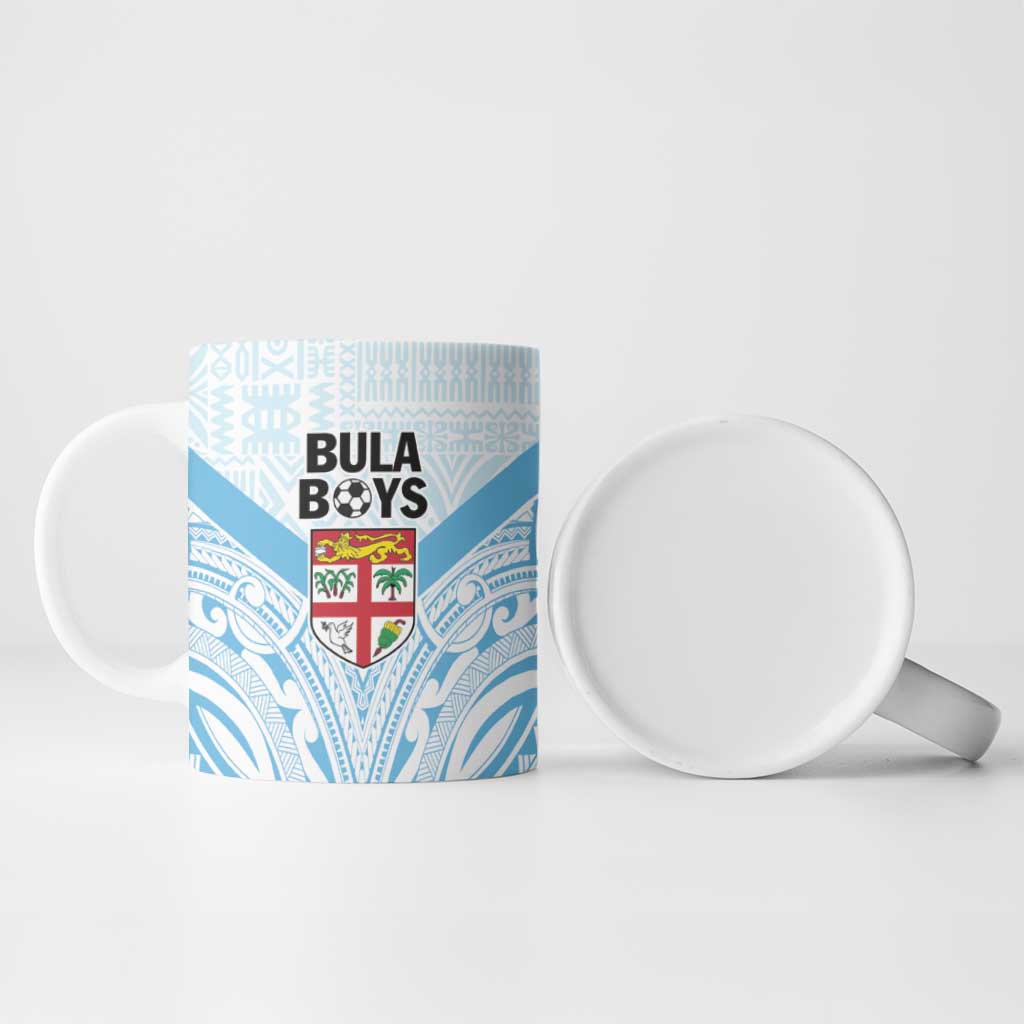 Fiji Football Custom Ceramic Mug Bula Boys Go Champions LT9 - Polynesian Pride