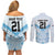 Fiji Football Custom Couples Matching Off Shoulder Short Dress and Long Sleeve Button Shirt Bula Boys Go Champions