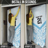 Fiji Football Custom Door Cover Bula Boys Go Champions - Polynesian Pride