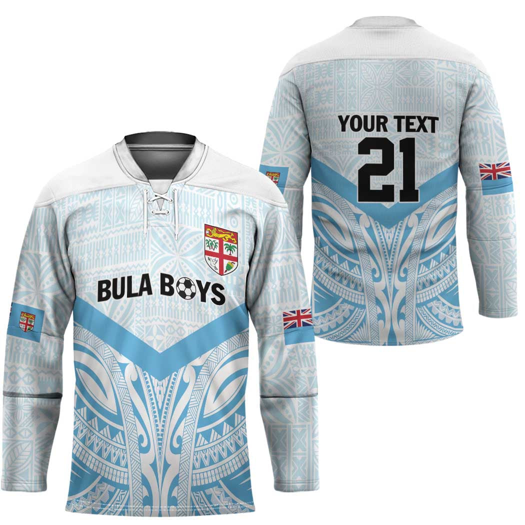 Fiji Football Custom Hockey Jersey Bula Boys Go Champions LT9 - Polynesian Pride