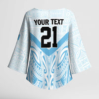Fiji Football Custom Kimono Sleeve Blouse Bula Boys Go Champions LT9 - Polynesian Pride