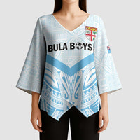 Fiji Football Custom Kimono Sleeve Blouse Bula Boys Go Champions LT9 - Polynesian Pride