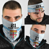 Fiji Football Custom Neck Gaiter Bula Boys Go Champions LT9 - Polynesian Pride