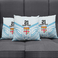 Fiji Football Custom Pillow Cover Bula Boys Go Champions - Polynesian Pride