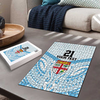 Fiji Football Custom Puzzle Bula Boys Go Champions LT9 - Polynesian Pride