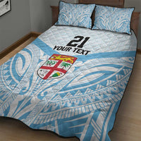 Fiji Football Custom Quilt Bed Set Bula Boys Go Champions