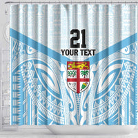 Fiji Football Custom Shower Curtain Bula Boys Go Champions