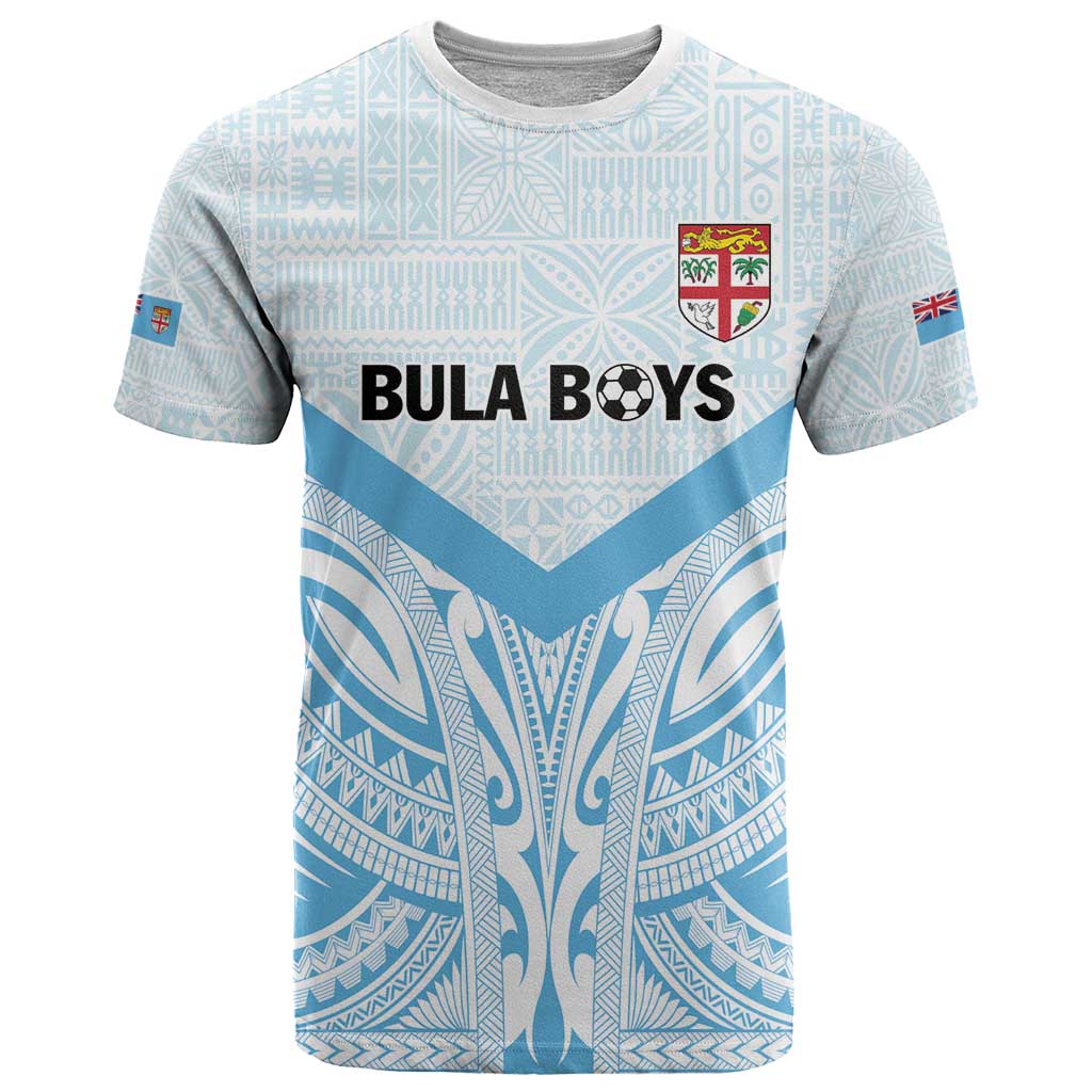 Fiji Football Custom T Shirt Bula Boys Go Champions