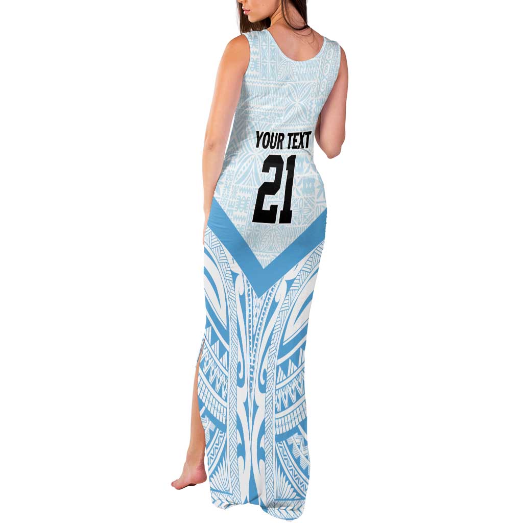 Fiji Football Custom Tank Maxi Dress Bula Boys Go Champions