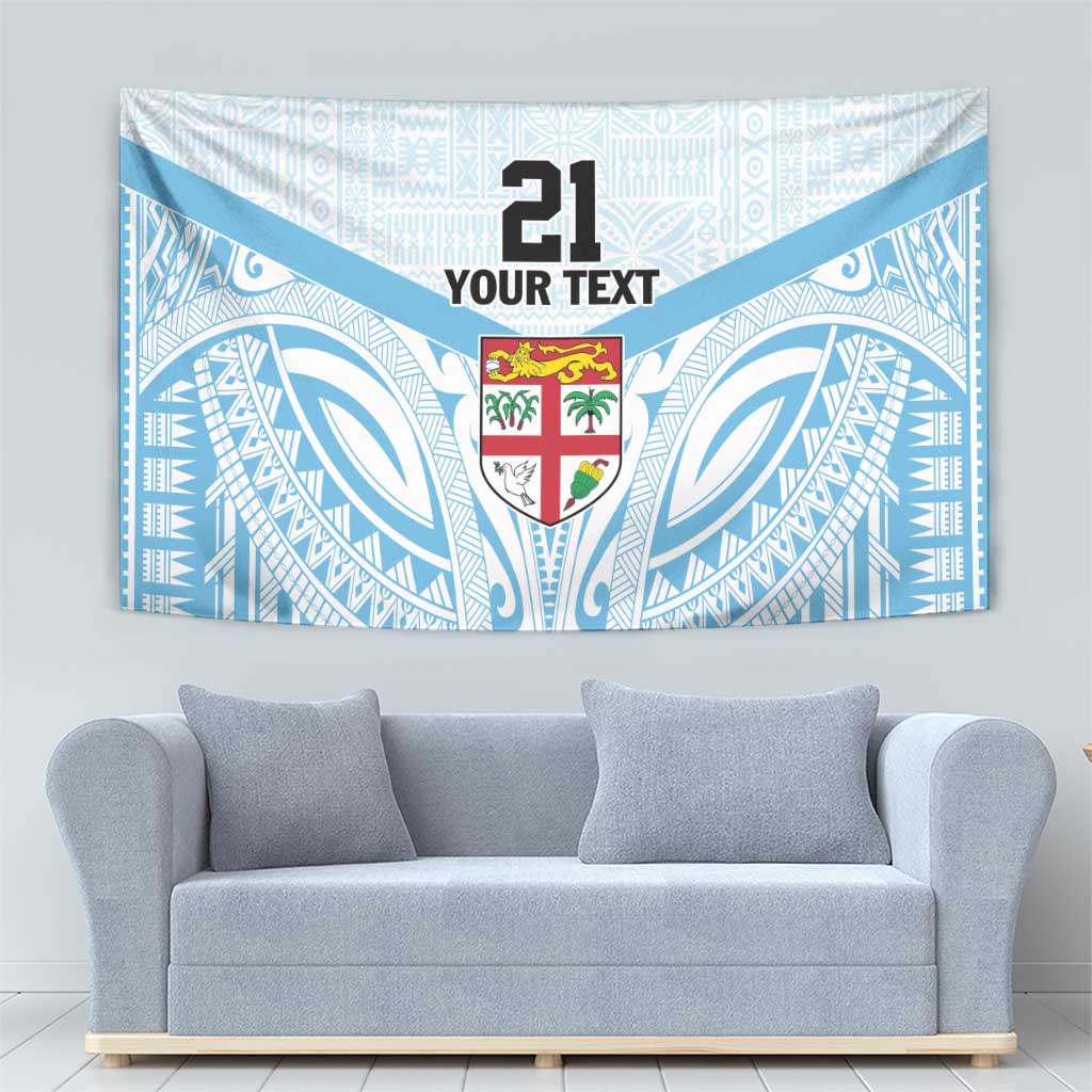 Fiji Football Custom Tapestry Bula Boys Go Champions