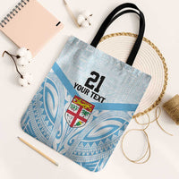 Fiji Football Custom Tote Bag Bula Boys Go Champions - Polynesian Pride