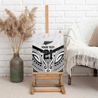 New Zealand Football Custom Canvas Wall Art All White Fern Go Champions LT9 - Polynesian Pride