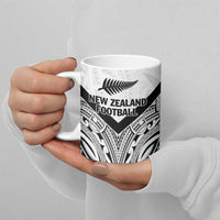 New Zealand Football Custom Ceramic Mug All White Fern Go Champions - Polynesian Pride