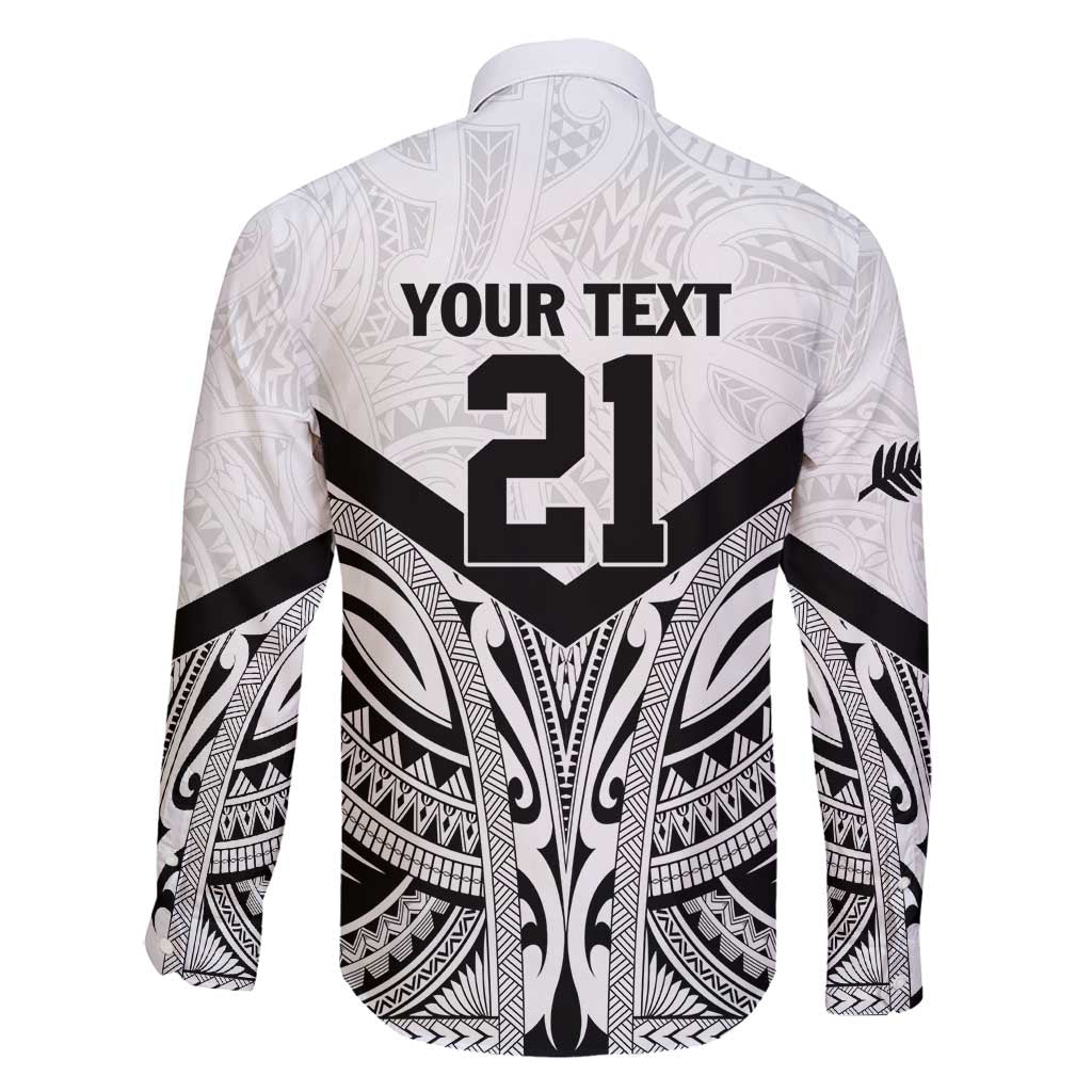 New Zealand Football Custom Family Matching Mermaid Dress and Hawaiian Shirt All White Fern Go Champions