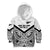 New Zealand Football Custom Kid Hoodie All White Fern Go Champions