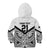 New Zealand Football Custom Kid Hoodie All White Fern Go Champions