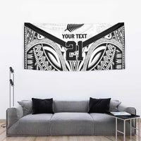 New Zealand Football Custom Tapestry All White Fern Go Champions